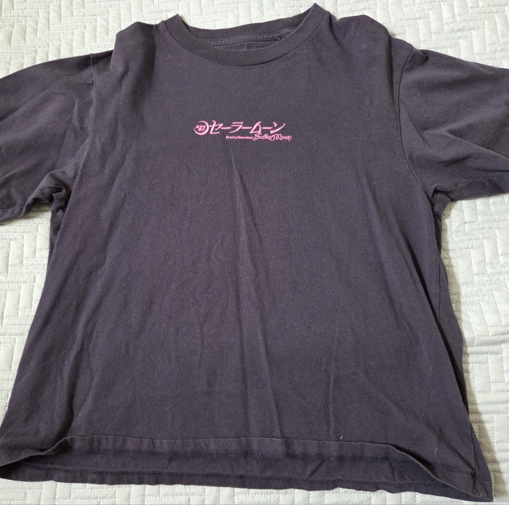 Sailor Moon Navy Uniqlo Medium Graphic Tee Shirt